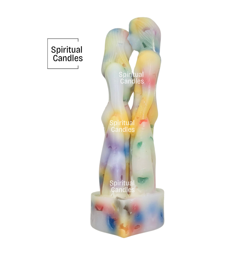 Aura Cleansing Couples Candle, Vela De Pareja de Aura Limpia
