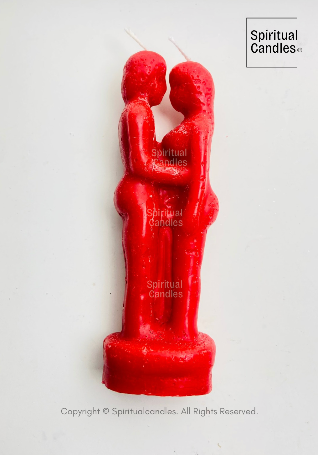 Figure Couple's candle, Love Spell, Love Candle, Vela con forma de pareja, hechizo de amor, vela de amor