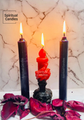 Reversible Red/Black spiritual cleansing, Spell Candles, Velas Reversible Limpia