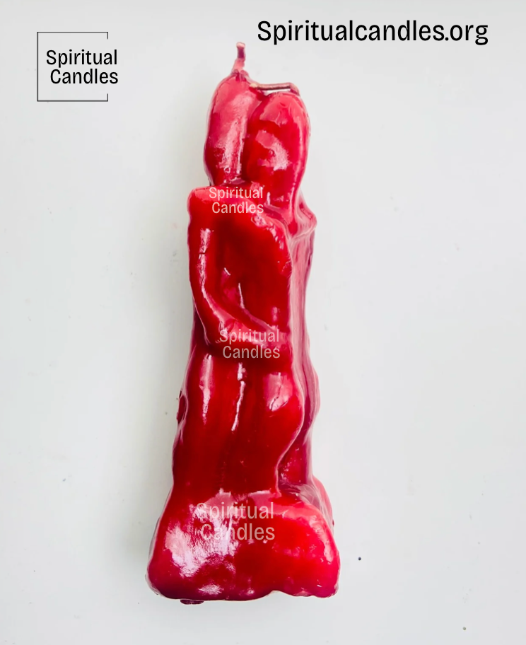 Red Hugging Lovers Couples candle, Hugging candle,Spells, Rituals, Velas De Amor