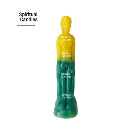 Goodluck couples candle, Vela De Figuras De la Buena Suerte