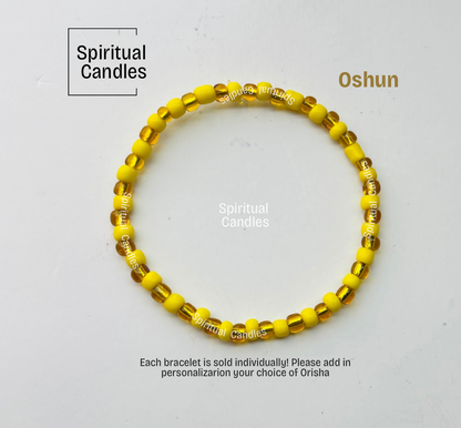 Santeria Orisha Bracelets, Orula, Chango, Yemaya, Obatala, Oshun, Elegua, Ogun, Elleke Orisha Pulsars de proteccion