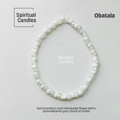 Santeria Orisha Bracelets, Orula, Chango, Yemaya, Obatala, Oshun, Elegua, Ogun, Elleke Orisha Pulsars de proteccion