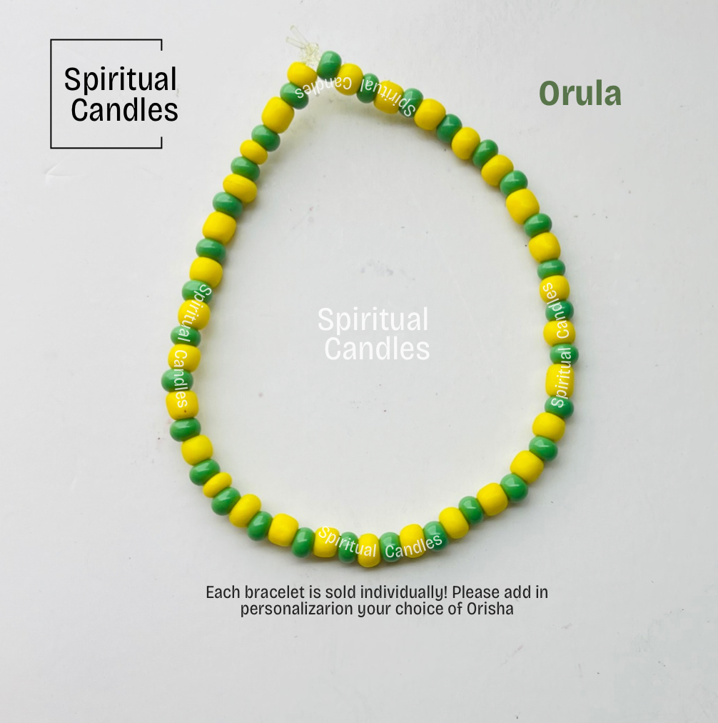 Orula Santeria Orisha Bracelets, Elleke Orisha Pulsars de proteccion de Orula