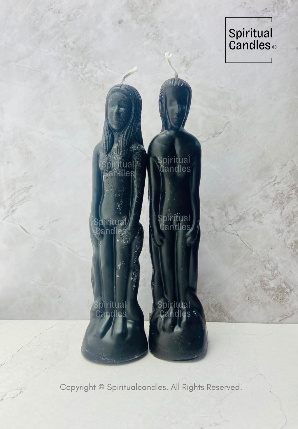7.5"inch Ritual Male Figure Candle, Female Figure Candle, Couple's Candle, Vela ritual con forma de figura masculina, vela con forma de figura femenina o vela de pareja 7.5" pulgadas