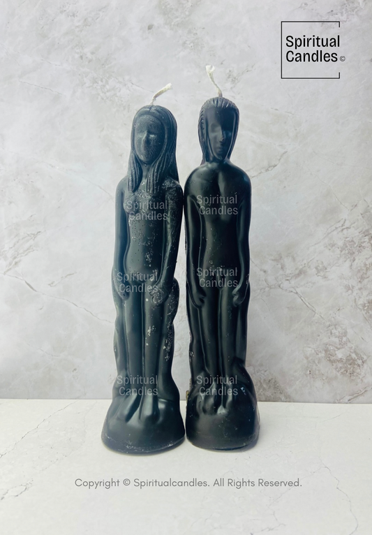 7.5"inch Ritual Male Figure Candle, Female Figure Candle, Couple's Candle, Vela ritual con forma de figura masculina, vela con forma de figura femenina o vela de pareja 7.5" pulgadas