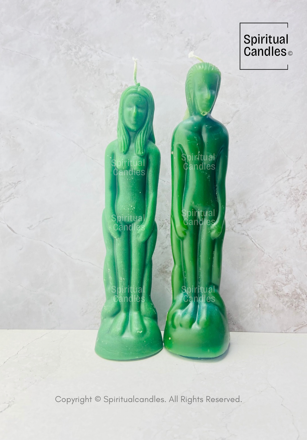 7.5"inch Ritual Male Figure Candle, Female Figure Candle, Couple's Candle, Vela ritual con forma de figura masculina, vela con forma de figura femenina o vela de pareja 7.5" pulgadas