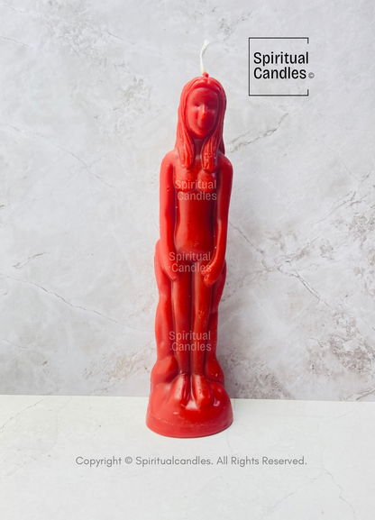 7.5"inch Ritual Male Figure Candle, Female Figure Candle, Couple's Candle, Vela ritual con forma de figura masculina, vela con forma de figura femenina o vela de pareja 7.5" pulgadas