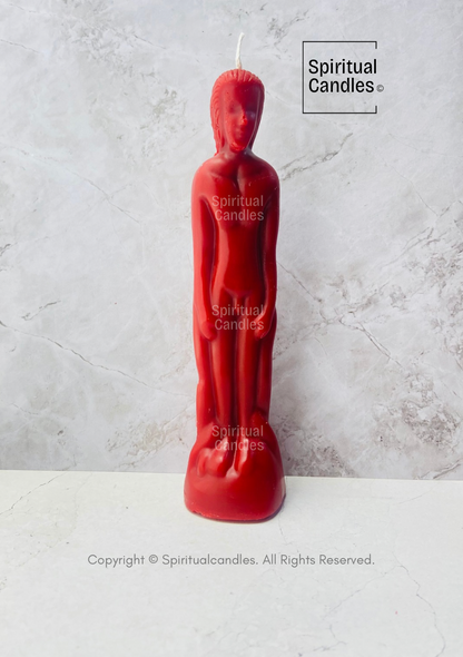 7.5"inch Ritual Male Figure Candle, Female Figure Candle, Couple's Candle, Vela ritual con forma de figura masculina, vela con forma de figura femenina o vela de pareja 7.5" pulgadas